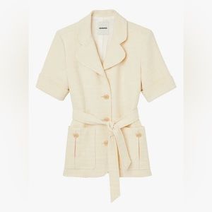 Sandro Truman Tailored Tweed Jacket